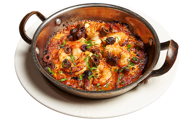 САГАНАКИ С КРЕВЕТКАМИ